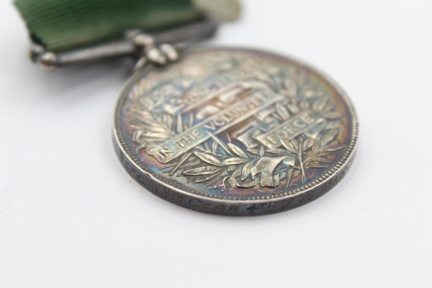 Antique Victorian Volunteer Long Service Medal Named - Image 6 of 7