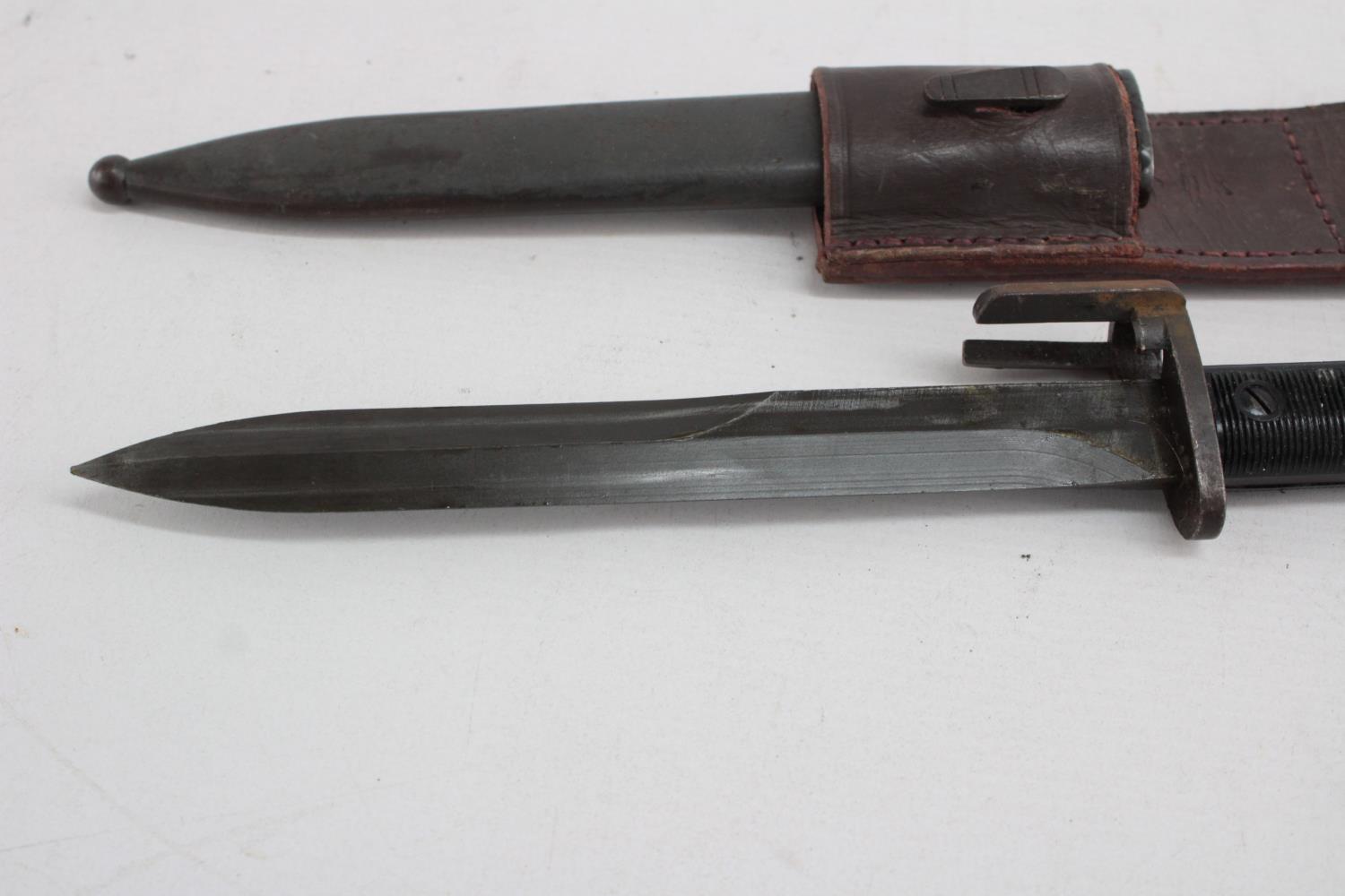 Vintage MI Type A South African Police BAYONET w/ Scabbard By Fabrique National - Image 6 of 6