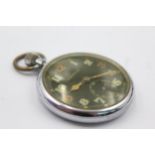 Vintage Gents JAEGER-LECOULTRE WWII G.S.T.P POCKET WATCH Hand-Wind WORKING