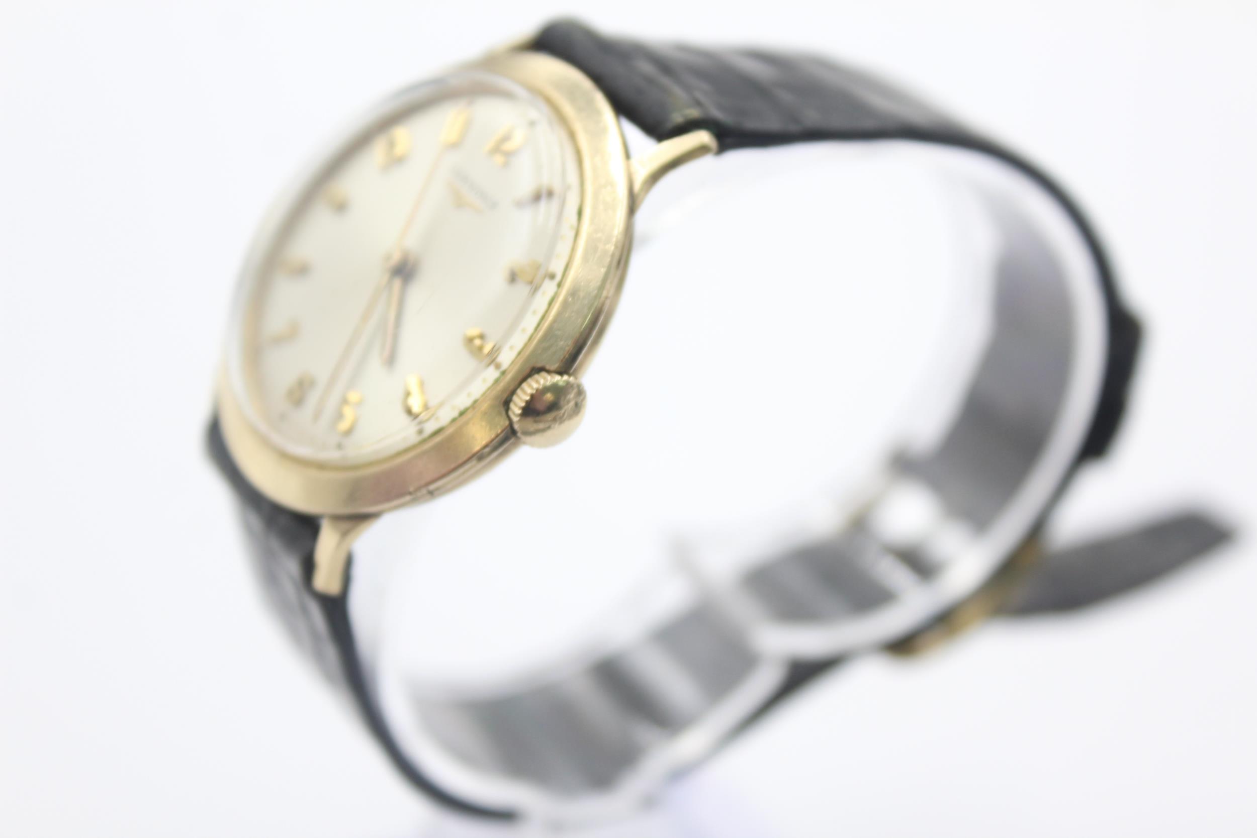 Vintage Gents LONGINES 10k Gold Capped Dress Style WRISTWATCH Hand-Wind WORKING - Image 3 of 5