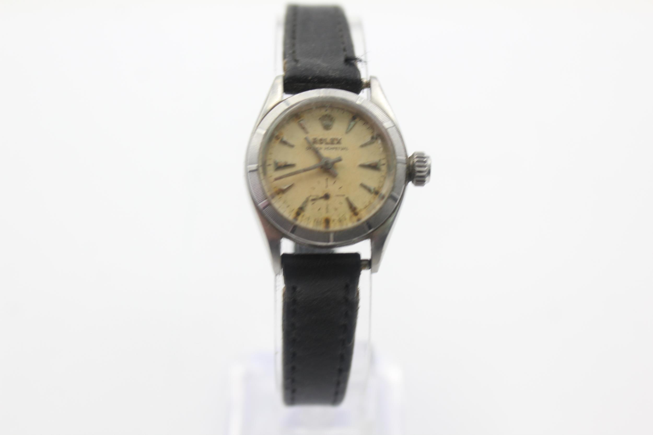 Vintage Ladies ROLEX OSTER PERPETUAL WRISTWATCH Automatic WORKING