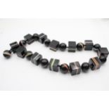 Signed Sobral contemporary Resin Statement Necklace