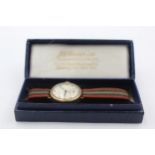 Vintage Ladies J. W. BENSON 9ct Gold Cased WRISTWATCH Hand-Wind WORKING Boxed