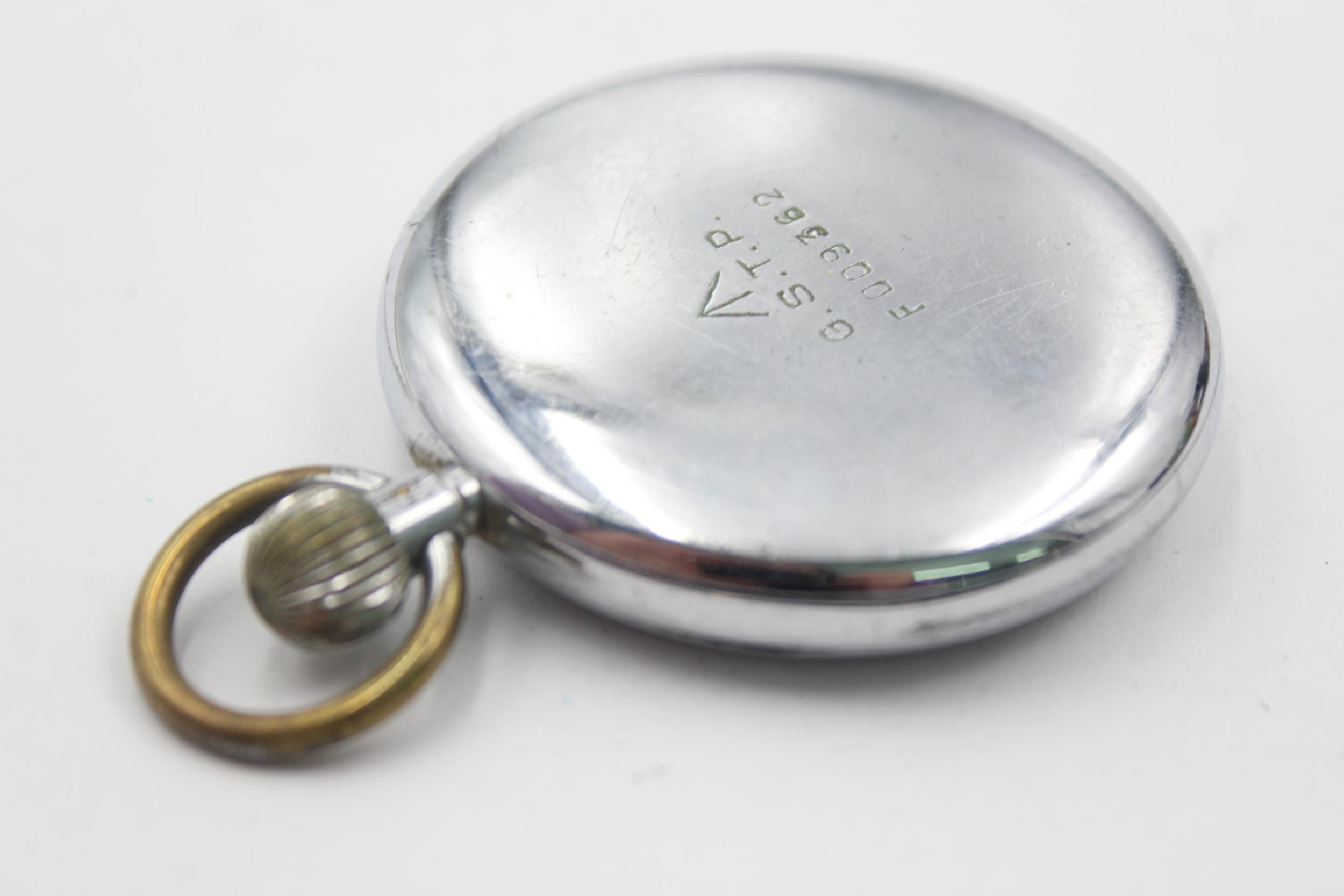 Vintage Gents JAEGER-LECOULTRE WWII G.S.T.P POCKET WATCH Hand-Wind WORKING - Image 2 of 5