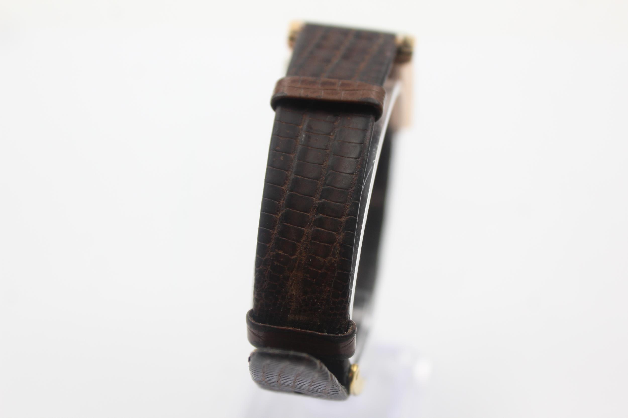 Vintage Gents TREBEX 9ct Gold Square Cased C.1930s WRISTWATCH Hand-Wind WORKING - Image 4 of 5