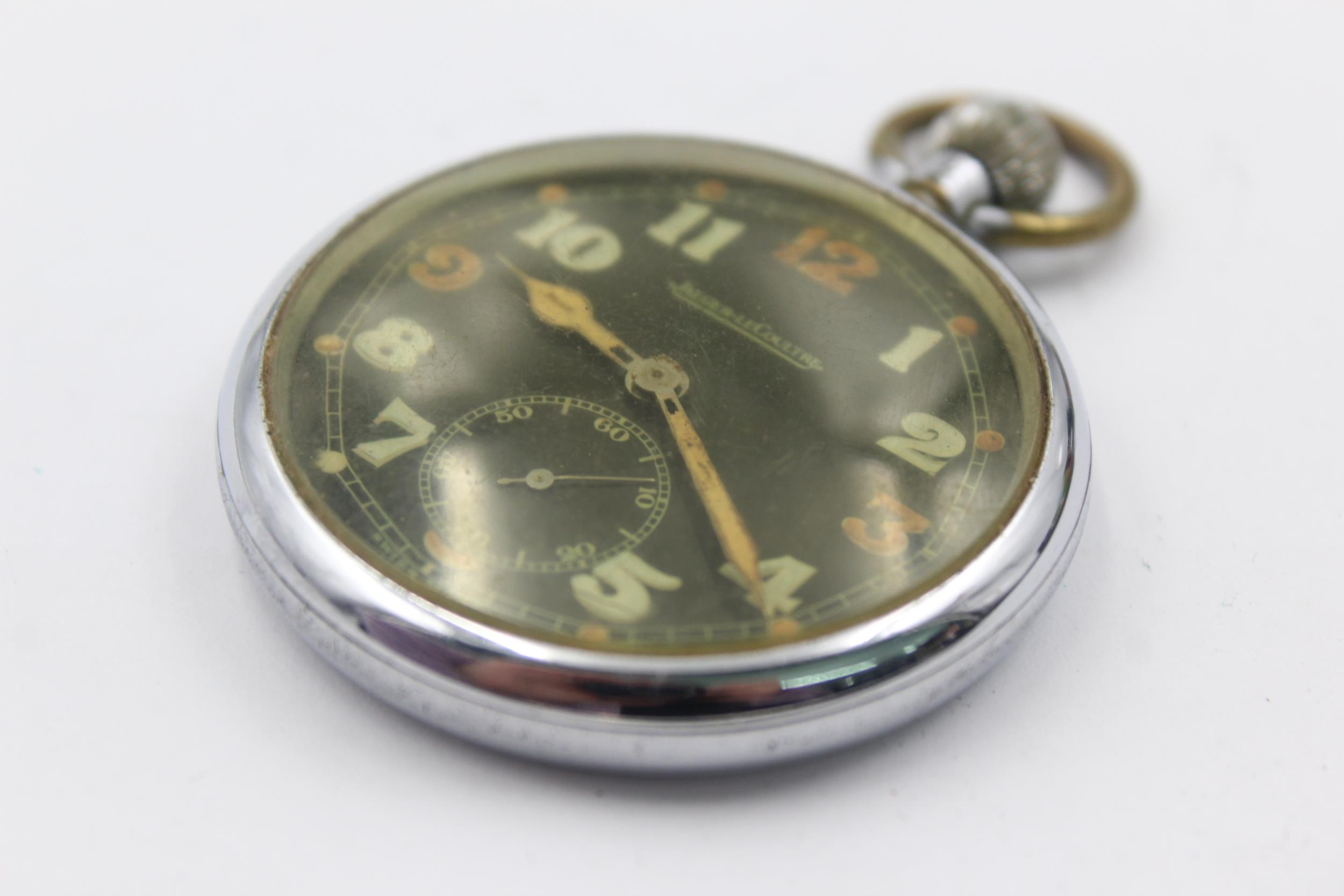 Vintage Gents JAEGER-LECOULTRE WWII G.S.T.P POCKET WATCH Hand-Wind WORKING - Image 3 of 5