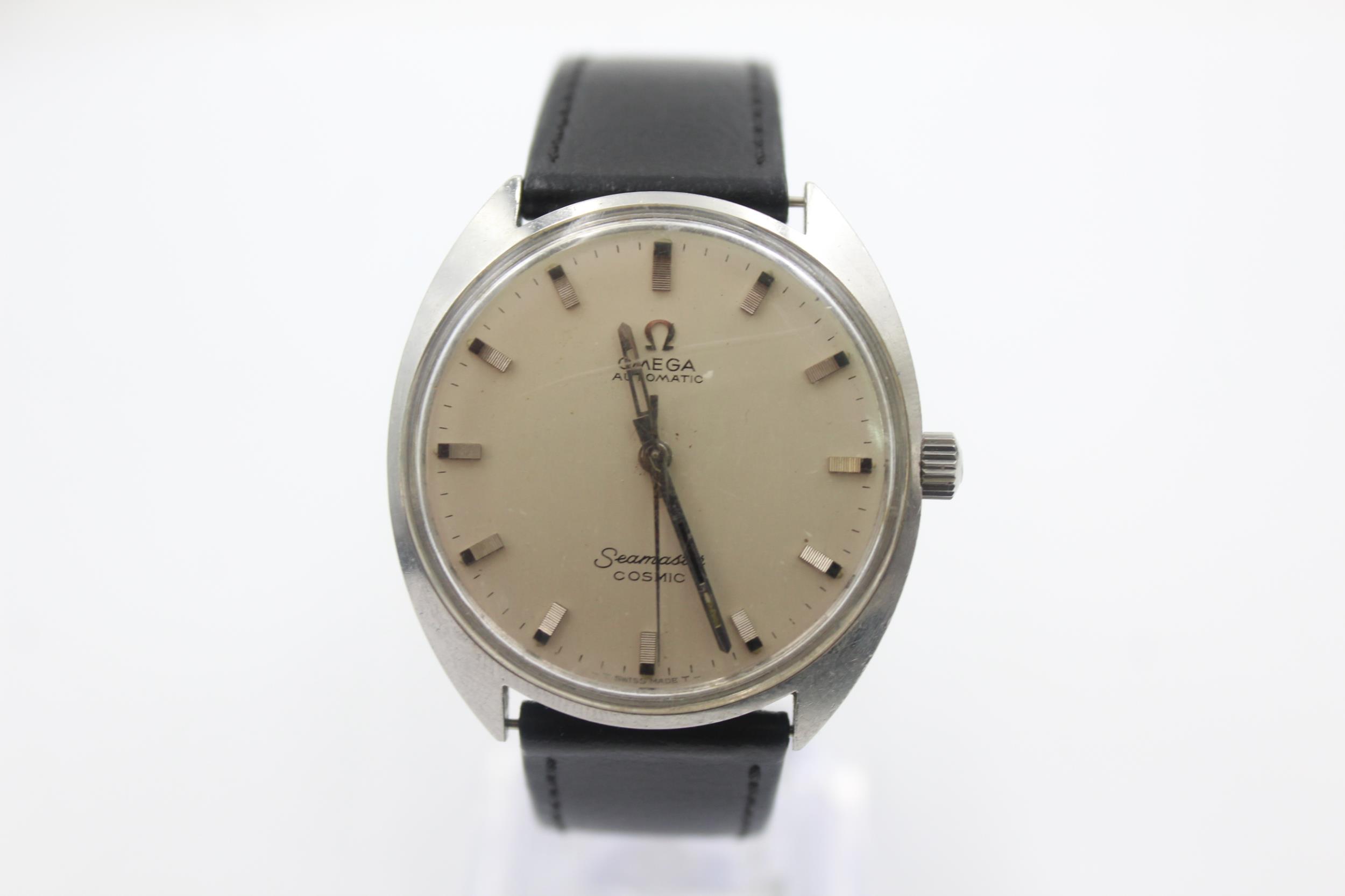 Vintage Gents OMEGA Seamaster Cosmic Wristwatch Hand wind WORKING Ref 165026
