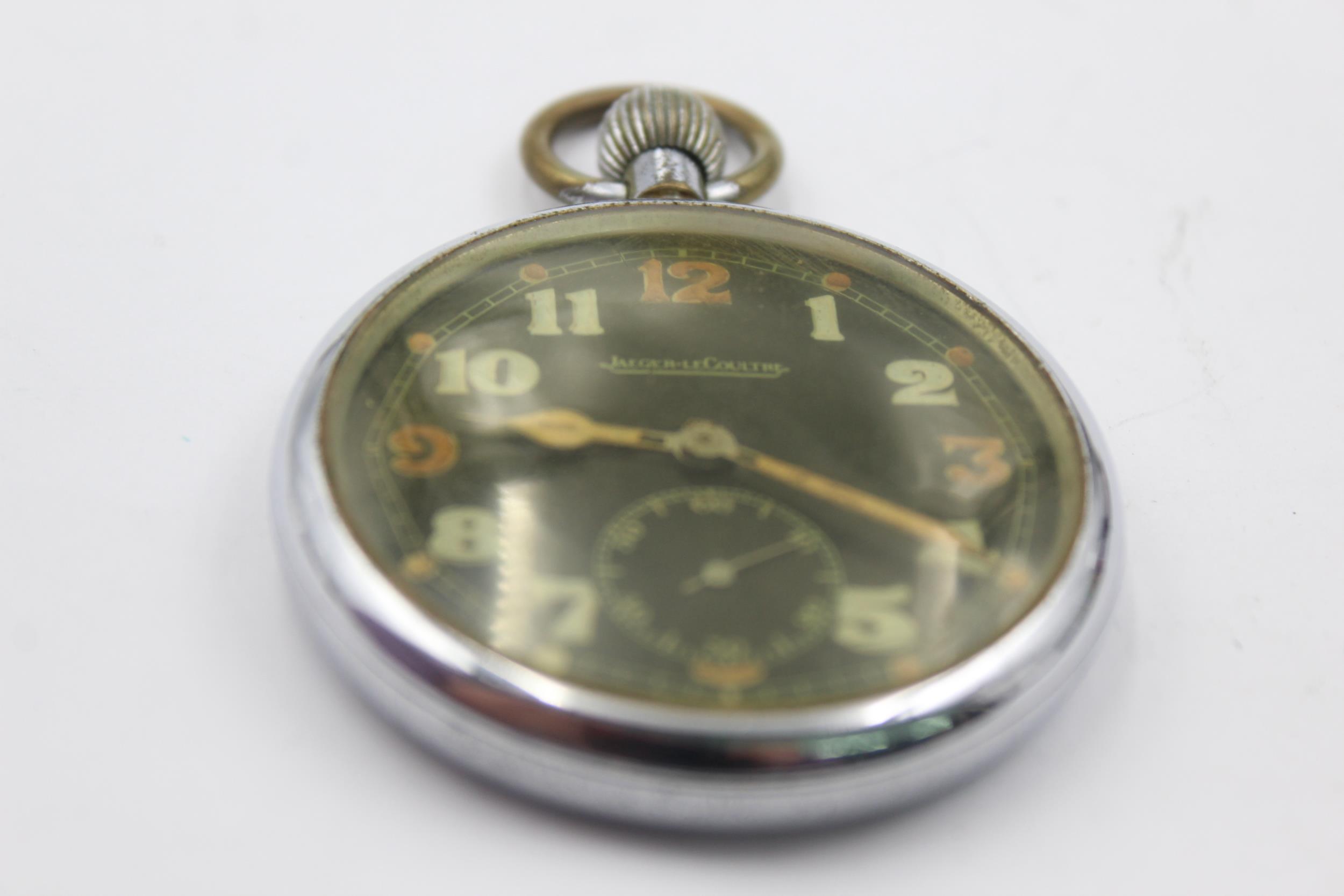 Vintage Gents JAEGER-LECOULTRE WWII G.S.T.P POCKET WATCH Hand-Wind WORKING - Image 5 of 5