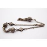 .925 Antique Albertina Watch Chain/ Bracelet (18g)