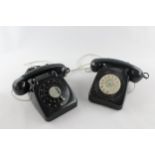 2 x Assorted Vintage Dial-Up ROTARY TELEPHONES