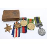 GV WW2 Medal Group Inc GV IGS North West Frontier 1935