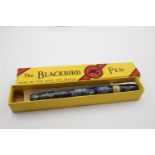 Vintage MABIE TODD Blackbird Self-Filling FOUNTAIN PEN w/ 14ct Gold Nib WRITING