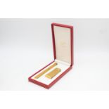 LES MUST DE CARTIER Gold Plated BALLPOINT Pen / Biro & Lighter Set Boxed