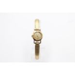 Vintage Ladies JAEGER LE COULTRE 9ct Gold Cased WRISTWATCH Hand-Wind WORKING