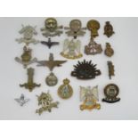 collection of military badges