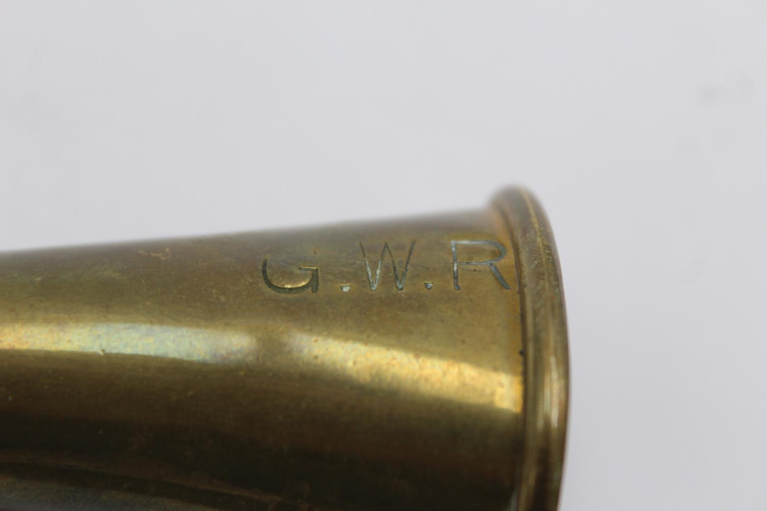 Vintage Great Western Railway GWR BRASS Shunters Horn (68g) - Image 2 of 5
