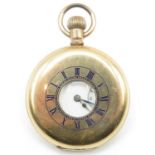 Waltham half hunter pocket watch - watch runs