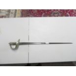 gr etched blade officers sword shagrin handle