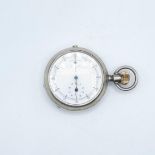 Gentleman's silver Brevette SDGD pocket timer