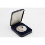 1977 John Pinches 925 Sterling Silver QUEEN ELIZABETH II JUBILEE MEDAL, Box, 37g // All items are