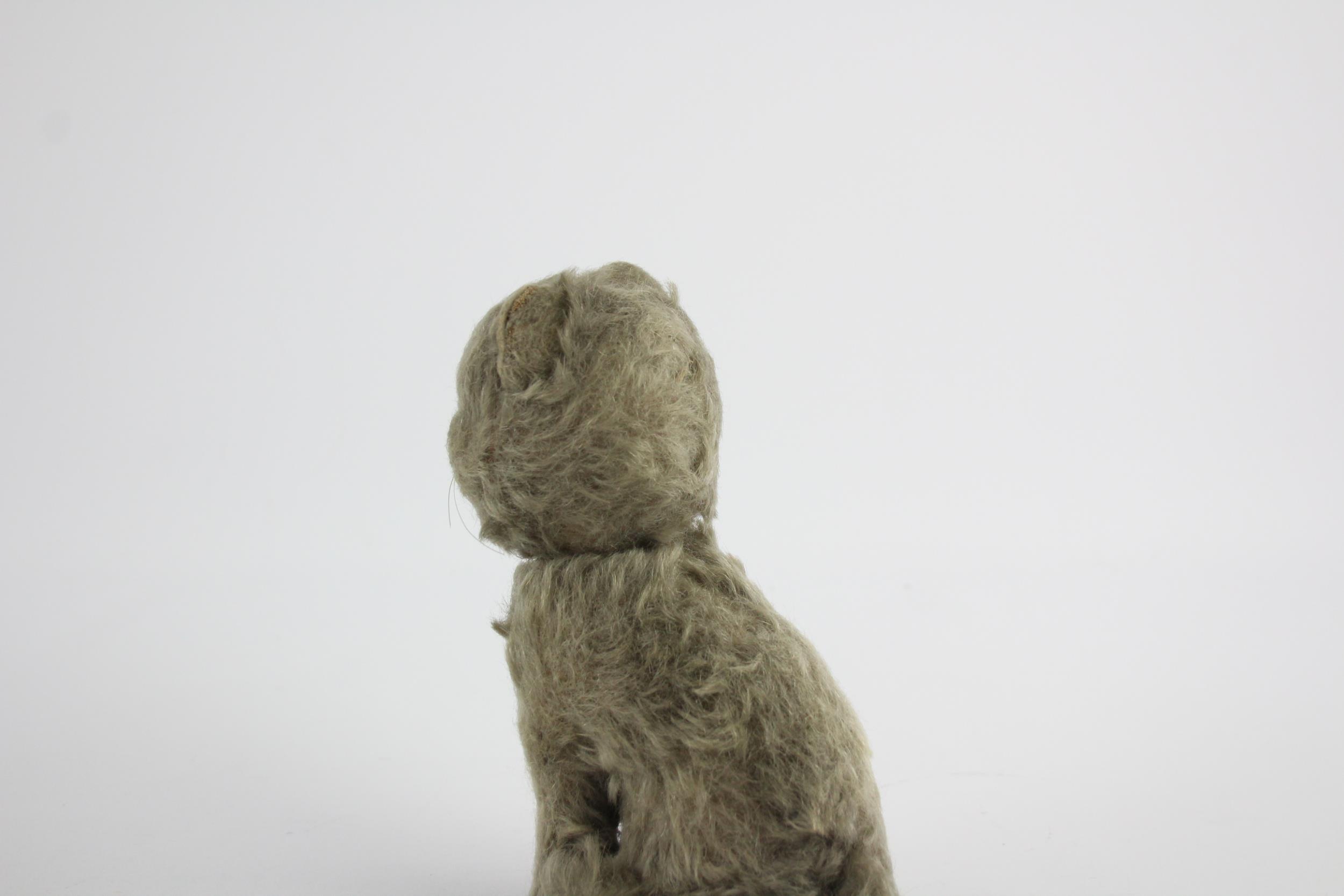 Vintage 1930's MERRYTHOUGHT Mohair Cat Soft Toy w /Original Label & Glass Eyes // Approx. Height: - Image 4 of 6