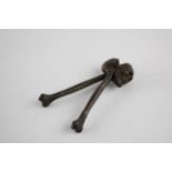Antique Brass Skull Nutcracker w/ Engraving 'RD 740410' (558g) // Dimensions: 15cm (l), 5cm (w) Item