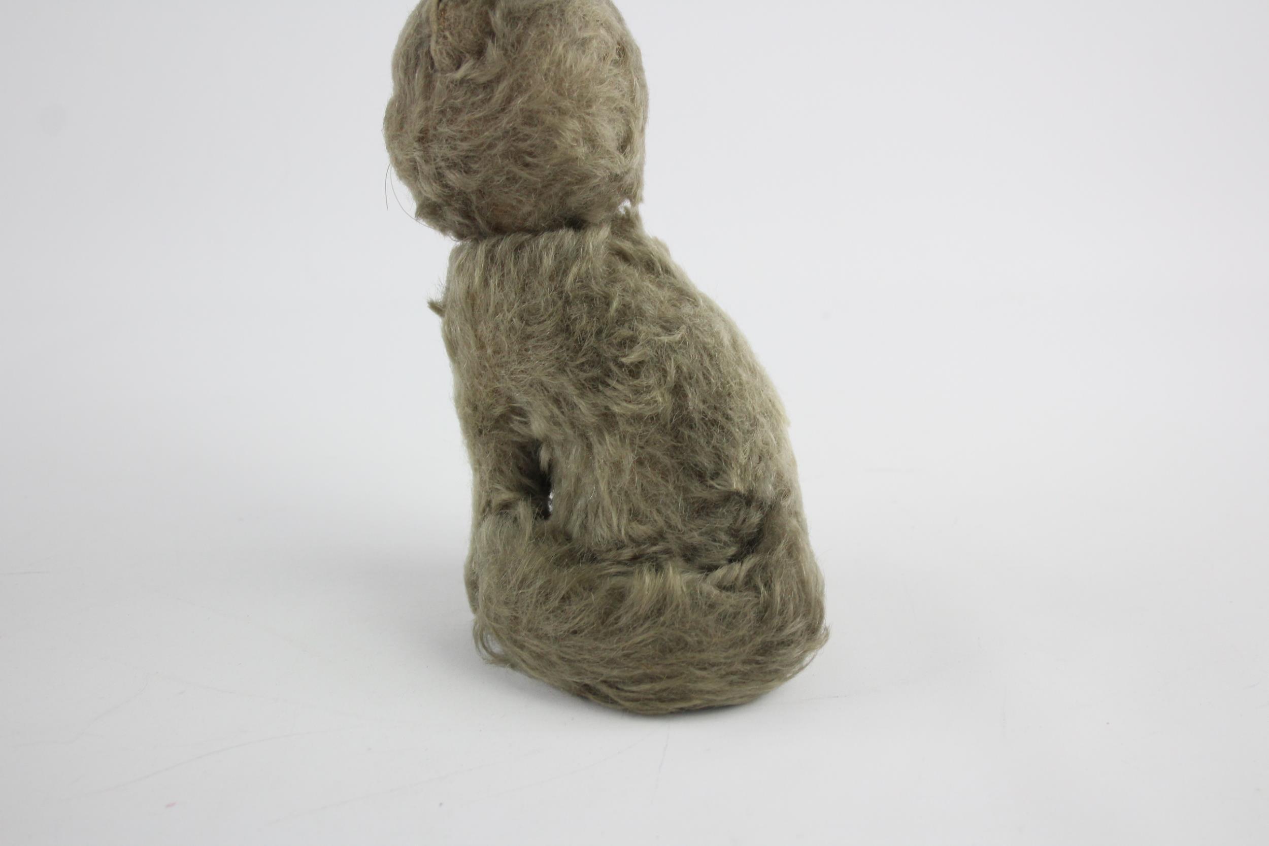 Vintage 1930's MERRYTHOUGHT Mohair Cat Soft Toy w /Original Label & Glass Eyes // Approx. Height: - Image 5 of 6
