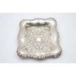 Antique Hallmarked 1902 Chester STERLING SILVER Pin Dish (34g) // Dimensions - 10.6cm(L) x 8.5cm(