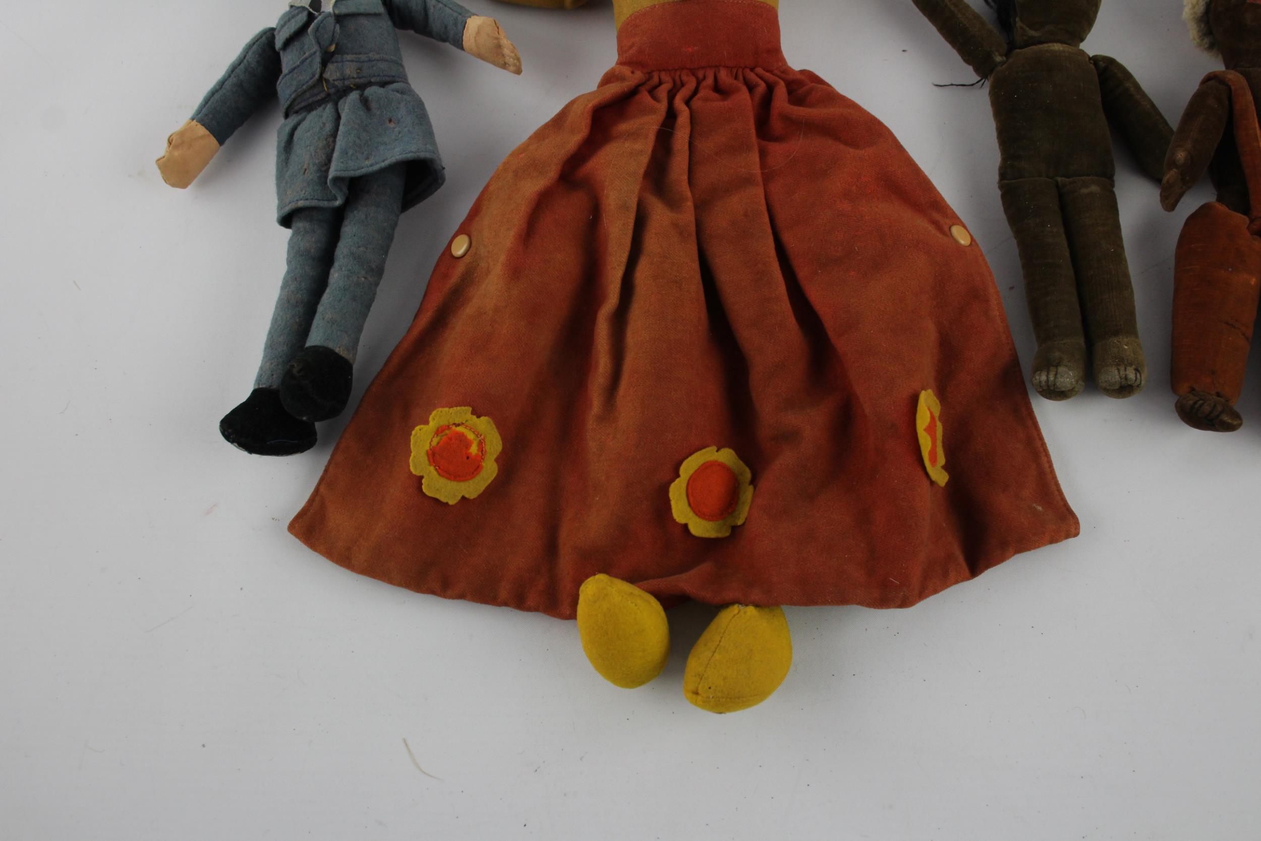 4 x Vintage NORAH WELLINGS Dolls Inc. RAF & Boudoir Doll / Nightdress Case // Items are in vintage - Image 4 of 8