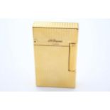 S.T DUPONT Paris Gold Plated Cigarette LIGHTER - 110CB65 (107g) // UNTESTED In previously owned