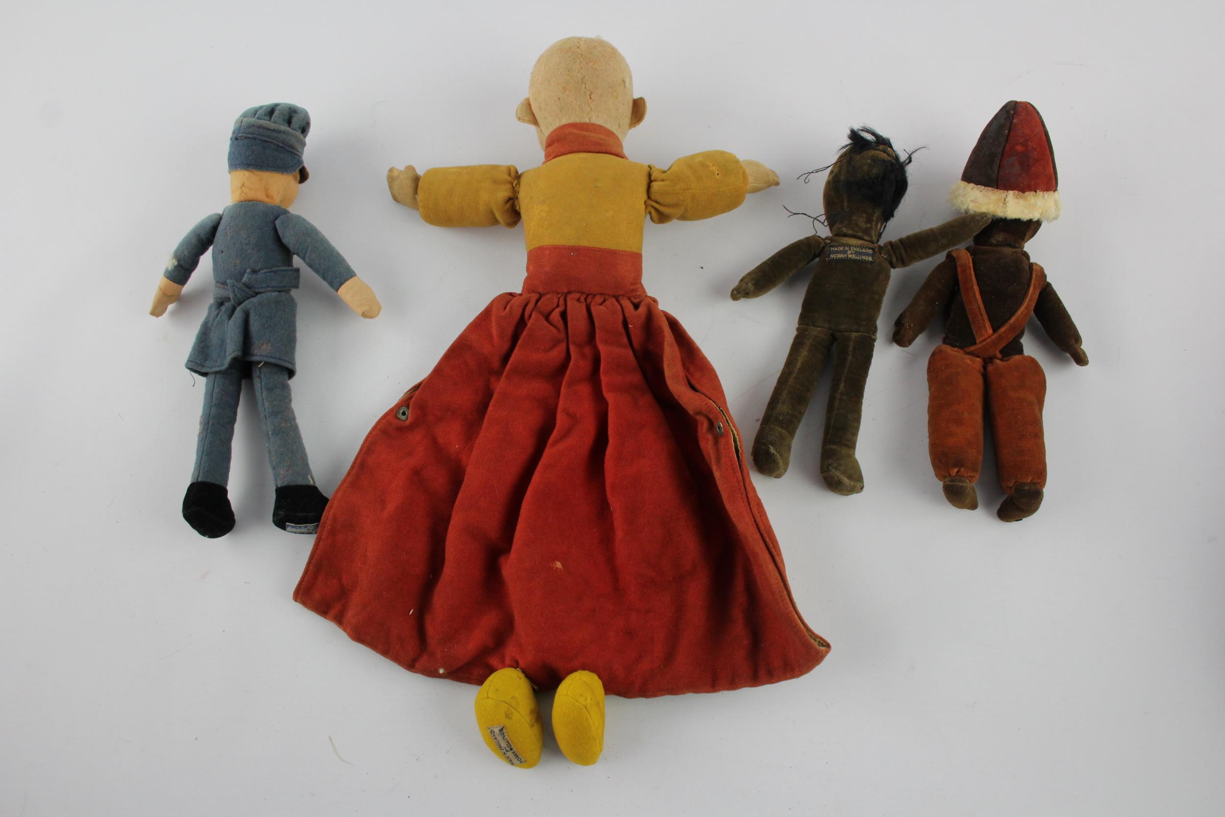 4 x Vintage NORAH WELLINGS Dolls Inc. RAF & Boudoir Doll / Nightdress Case // Items are in vintage - Image 8 of 8