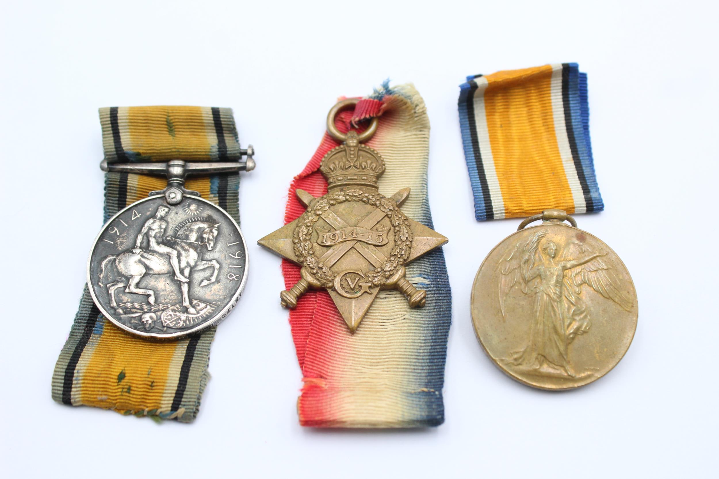 WW1 1914-15 Star Trio Named 48170 Gnr A-Cpl T. W Embury RFA, RA // WW1 1914-15 Star Trio Named 48170