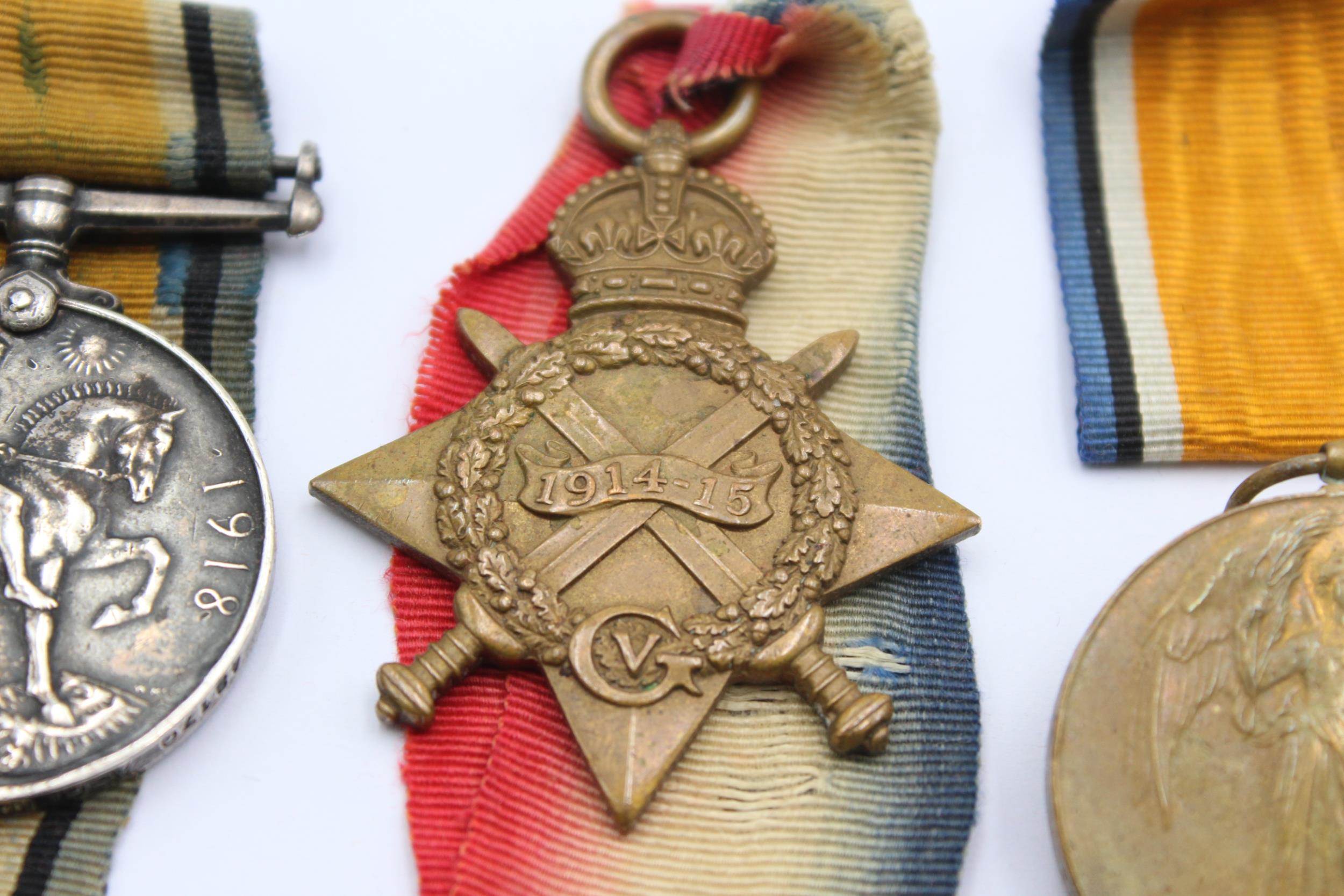 WW1 1914-15 Star Trio Named 48170 Gnr A-Cpl T. W Embury RFA, RA // WW1 1914-15 Star Trio Named 48170 - Image 3 of 7