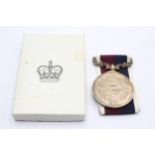 Boxed ER.II RAF Long Service Medal Named Sgt A. V. Hartley, RAF // Boxed ER.II RAF Long Service