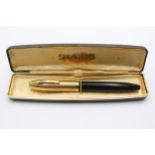 Vintage SHEAFFER PFM Pen For Men Black FOUNTAIN PEN w/ 14ct Gold Nib WRITING Vintage SHEAFFER PFM