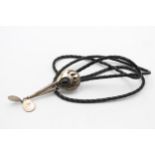 .925 Bear Claw Design Bolo Tie With Leather Chord (25g)