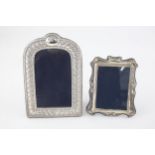 2 x Vintgage Hallmarked .925 STERLING SILVER Photograph Frames (739g) In vintage condition Signs