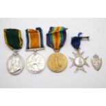 WW1 Medal Group Inc WW1 Pair & Territorial Medal to Colour Sgt F. Elliott A.S