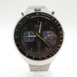 Original automatic Seiko Bull Head chronographic watch with original strap in excellent condition