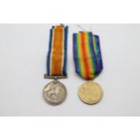 WW1 Medal Pair & Original Long Ribbons to 5064 Pte J. Thomson Royal Highlanders