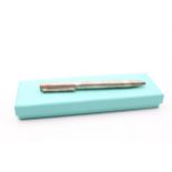 Tiffany & Co silver ball point pen with box