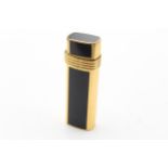 Vintage CHRISTIAN DIOR Paris Gold Plate & Black Lacquer Cigarette Lighter (89g) // UNTESTED In