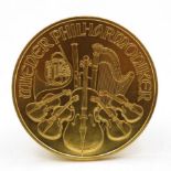 1oz 999.9 pure gold £100Euro coin