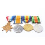 WW1 - WW2 Mounted Medal Group 1914-15 Star Trio to 64765 L. Cpl F. Rodgers RE // WW1 - WW2 Mounted