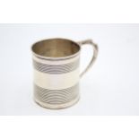 Antique George III Hallmarked 1818 London STERLING SILVER Cup / Mug (101g) // Maker - Thomas &