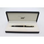 MONTBLANC Meisterstuck Black Rollerball Pen In Original Box KR1334592 // Untested In previously