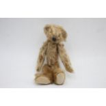 Vintage Miniature Jointed Mohair TEDDY BEARHeight: 18cm In vintage condition Signs of use & play