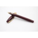 Vintage SHEAFFER Imperial Burgundy FOUNTAIN PEN w/ 14ct Gold Nib WRITING Vintage SHEAFFER Imperial