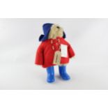 Vintage Paddington Bear 1980s Gabrielle Designs 48cm HeightInc. Blue Wellington Boots, Original