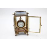 Antique Victorian Gilt Metal & Glass Watch Stand / Display CabinetAntique Victorian Gilt Metal &